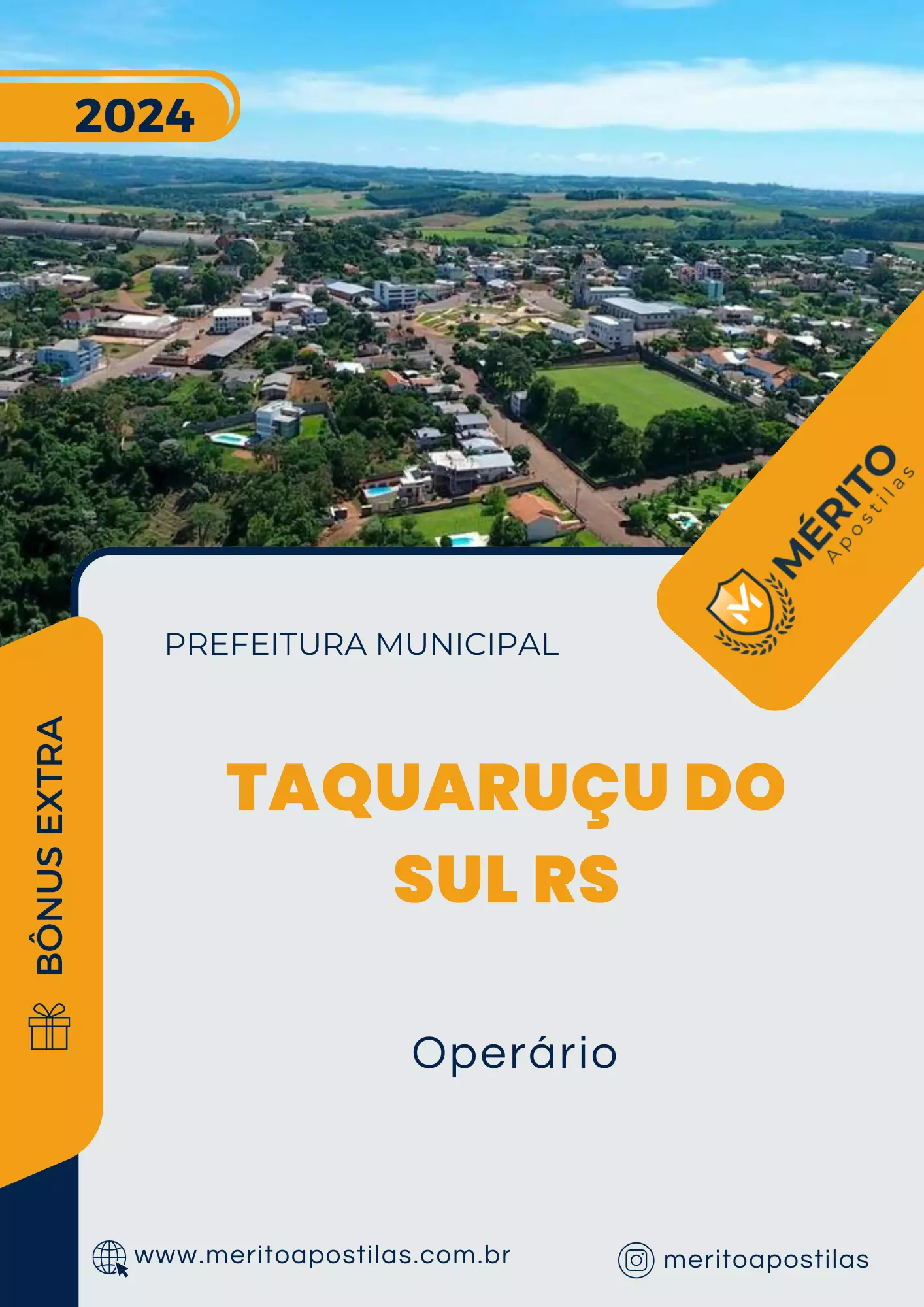 Apostila Operário Prefeitura de Taquaruçu do Sul RS 2024