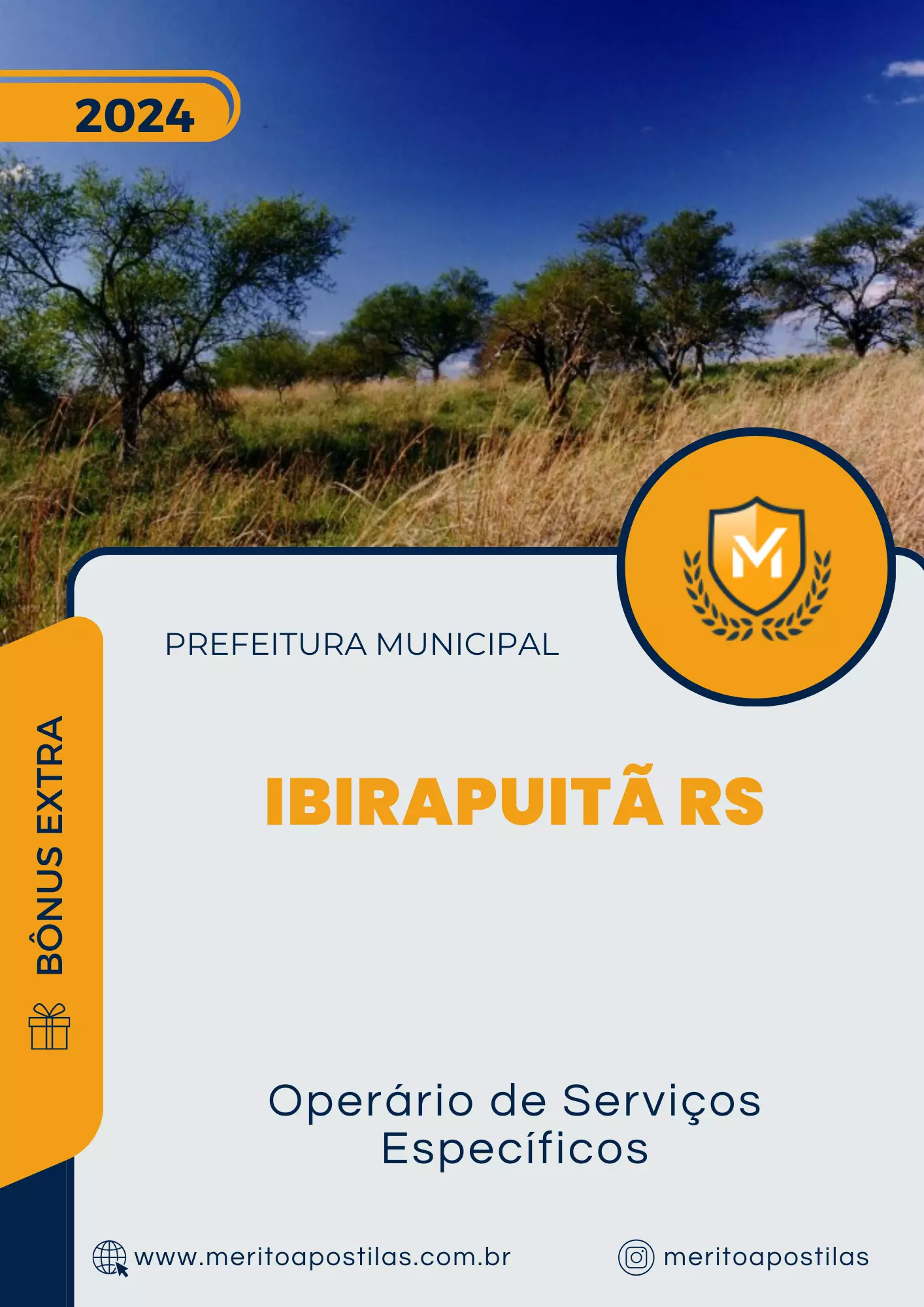 Apostila Operário de Serviços Específicos Prefeitura de Ibirapuitã RS 2024