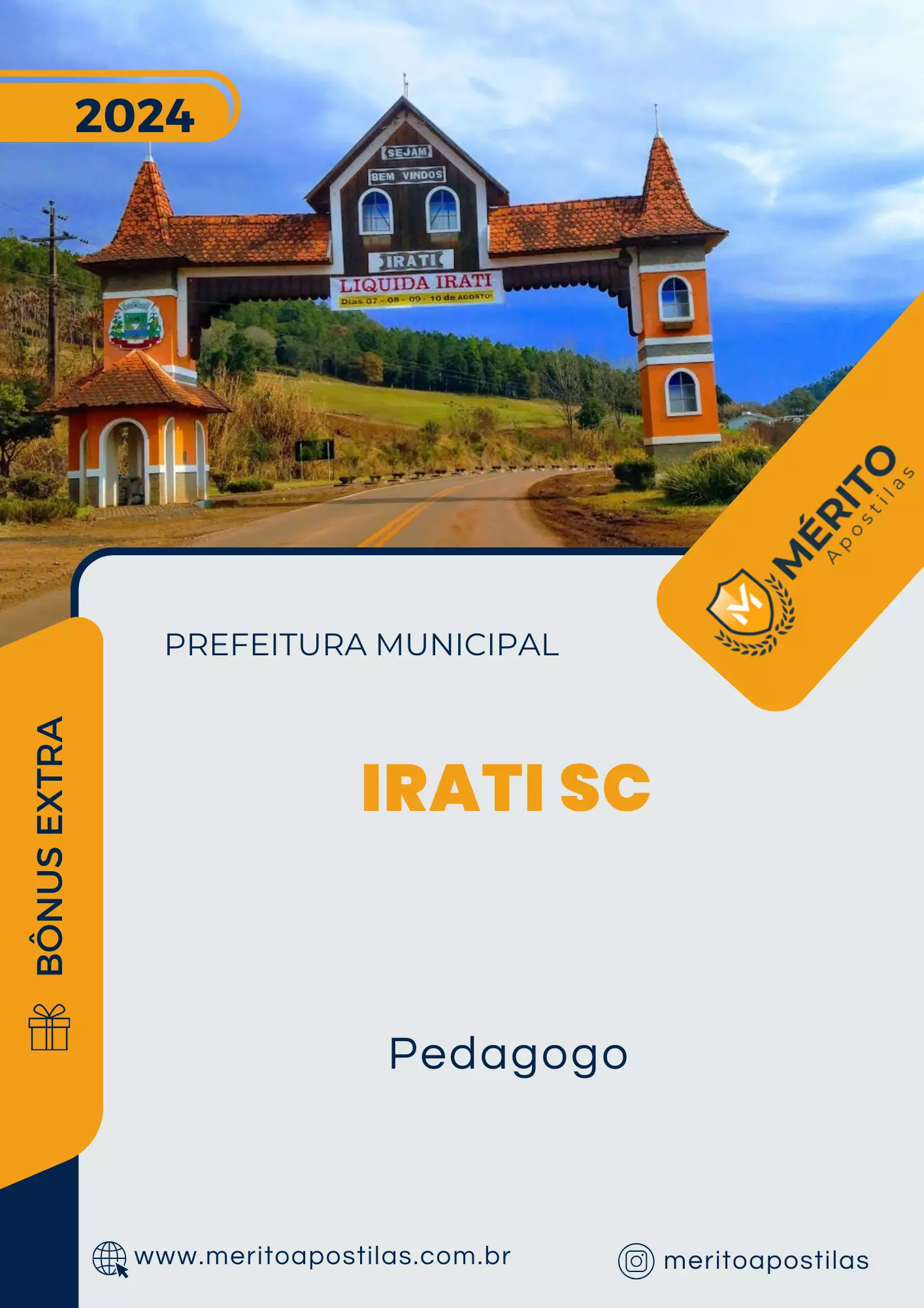 Apostila Pedagogo Prefeitura de Irati SC 2024