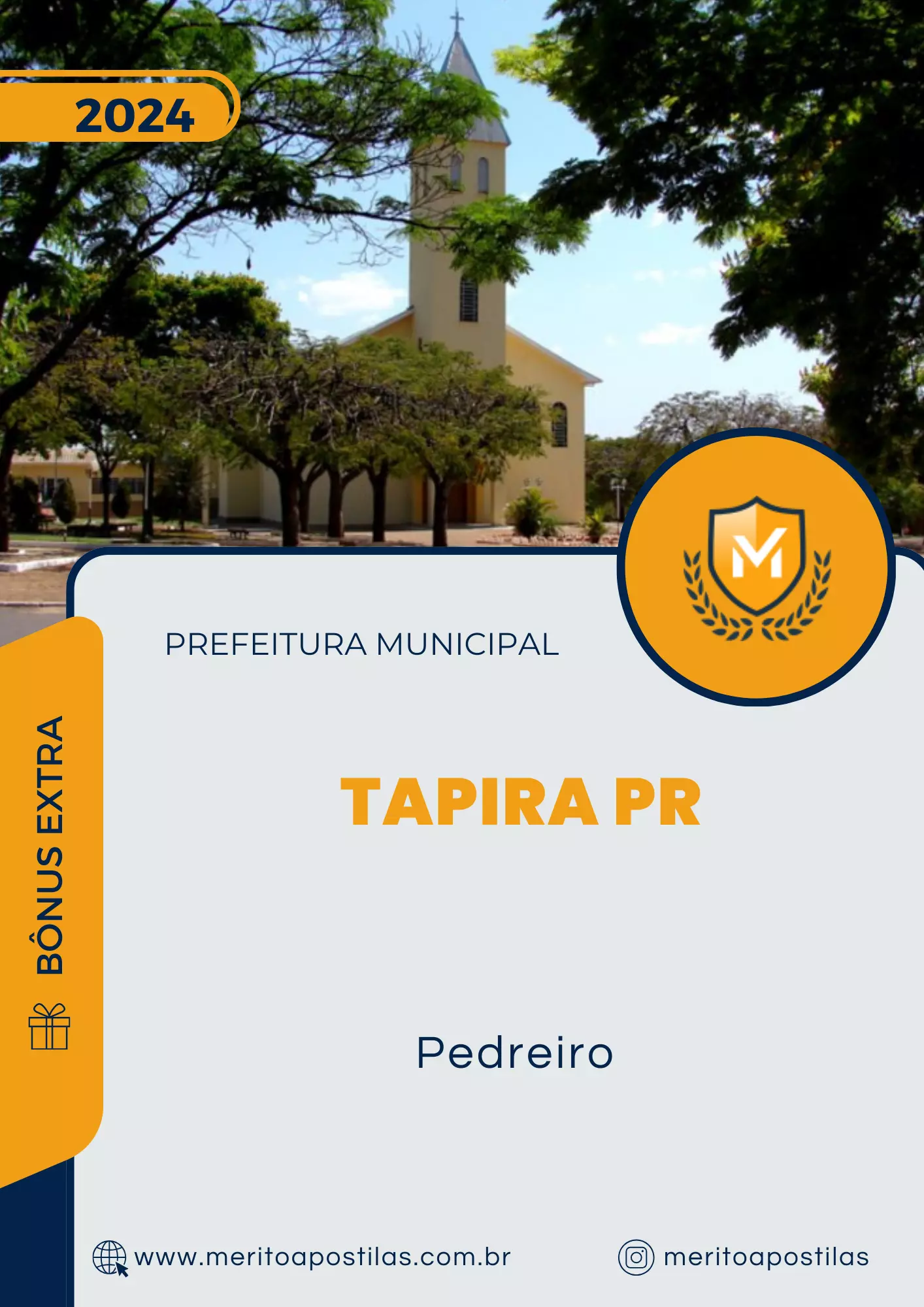 Apostila Pedreiro Prefeitura de Tapira PR 2024