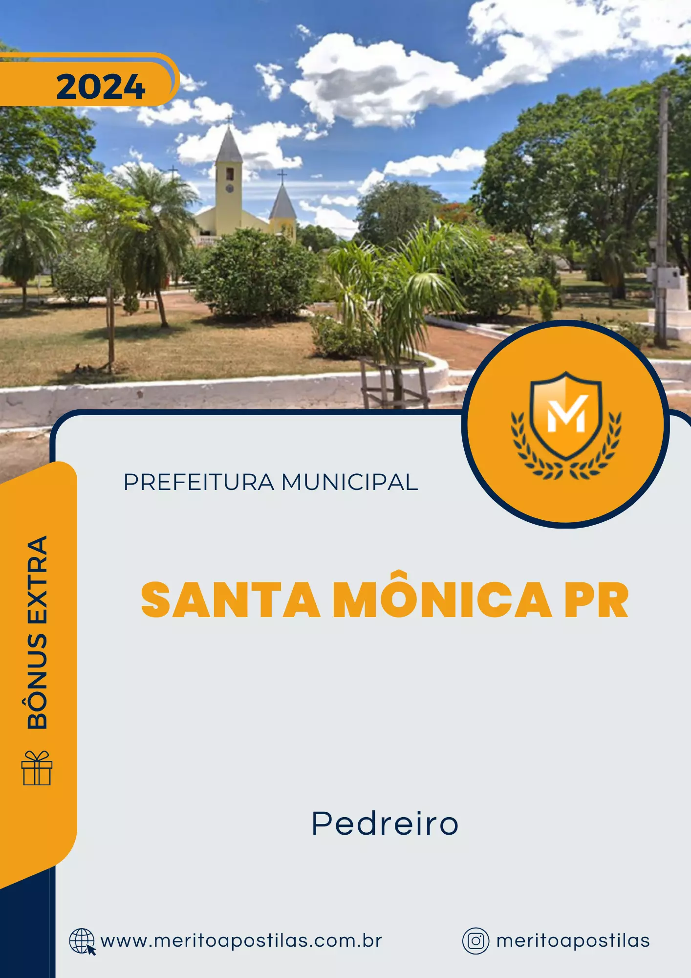 Apostila Pedreiro Prefeitura de Santa Mônica PR 2024