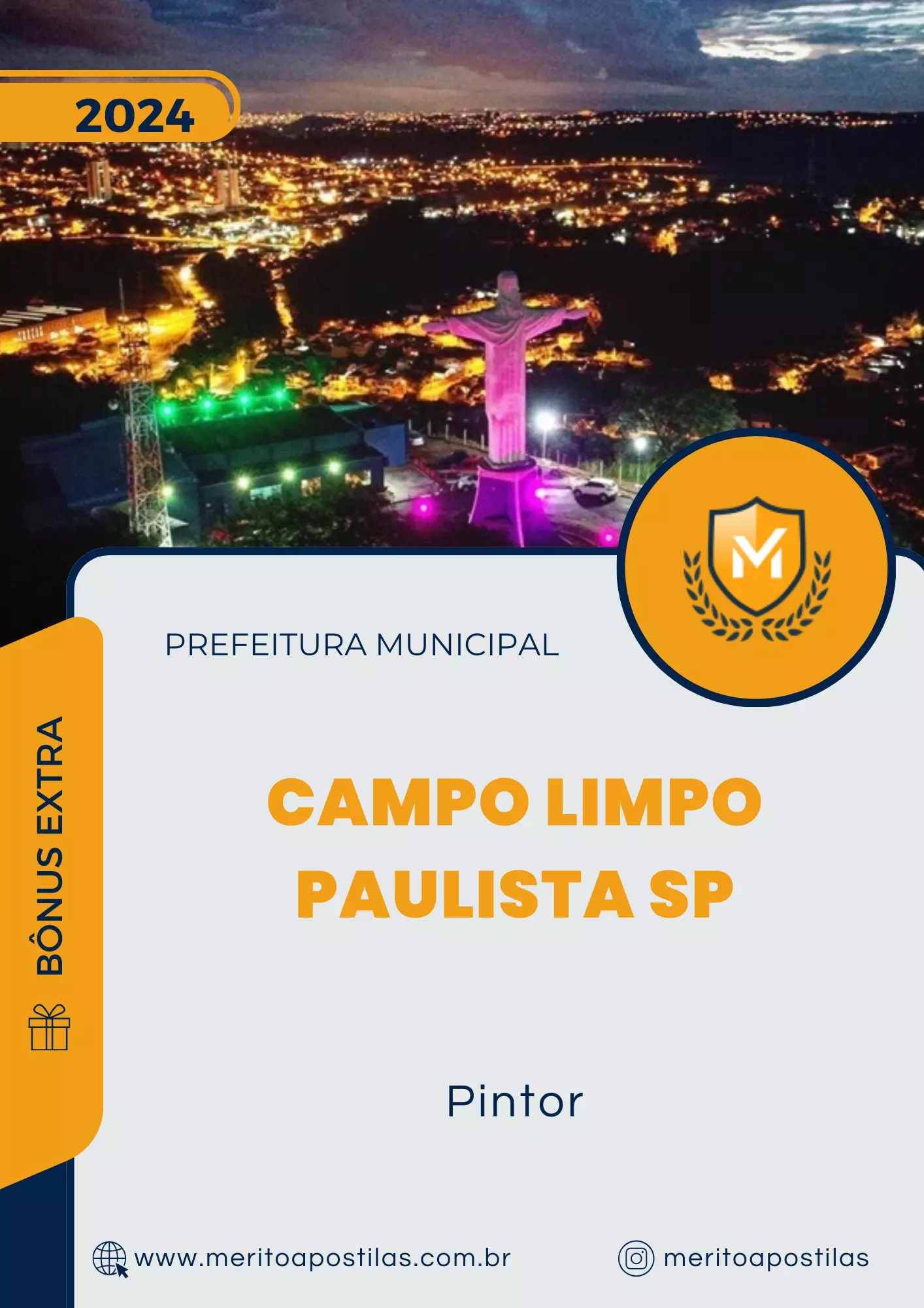 Apostila Pintor Prefeitura de Campo Limpo Paulista SP 2024