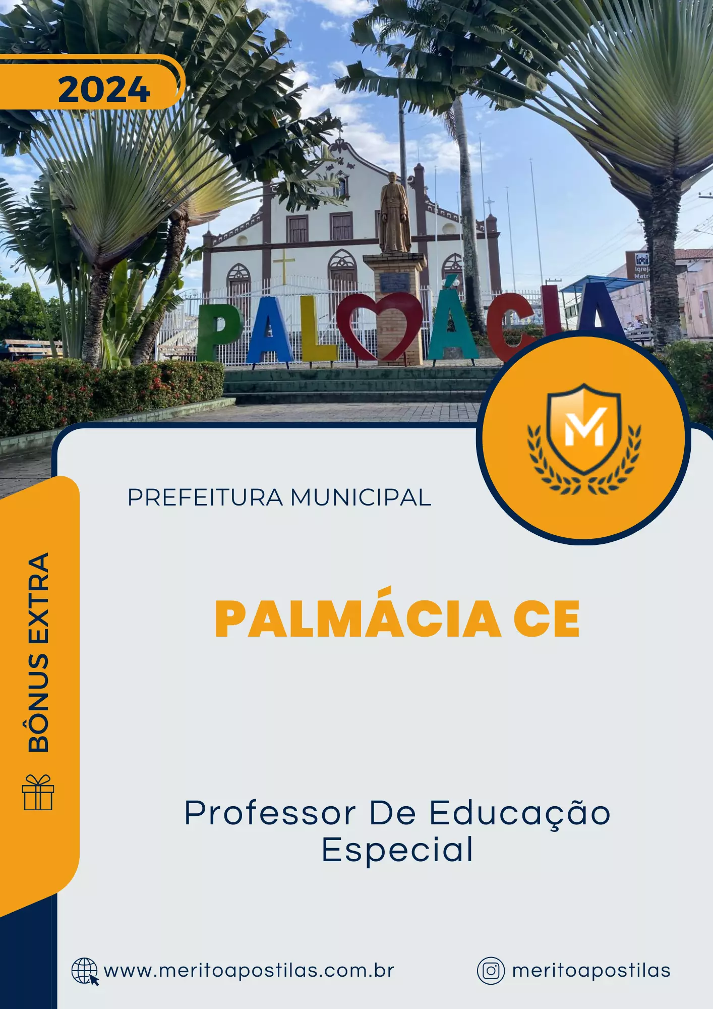 Apostila Professor De Educação Especial Prefeitura de Palmácia CE 2024