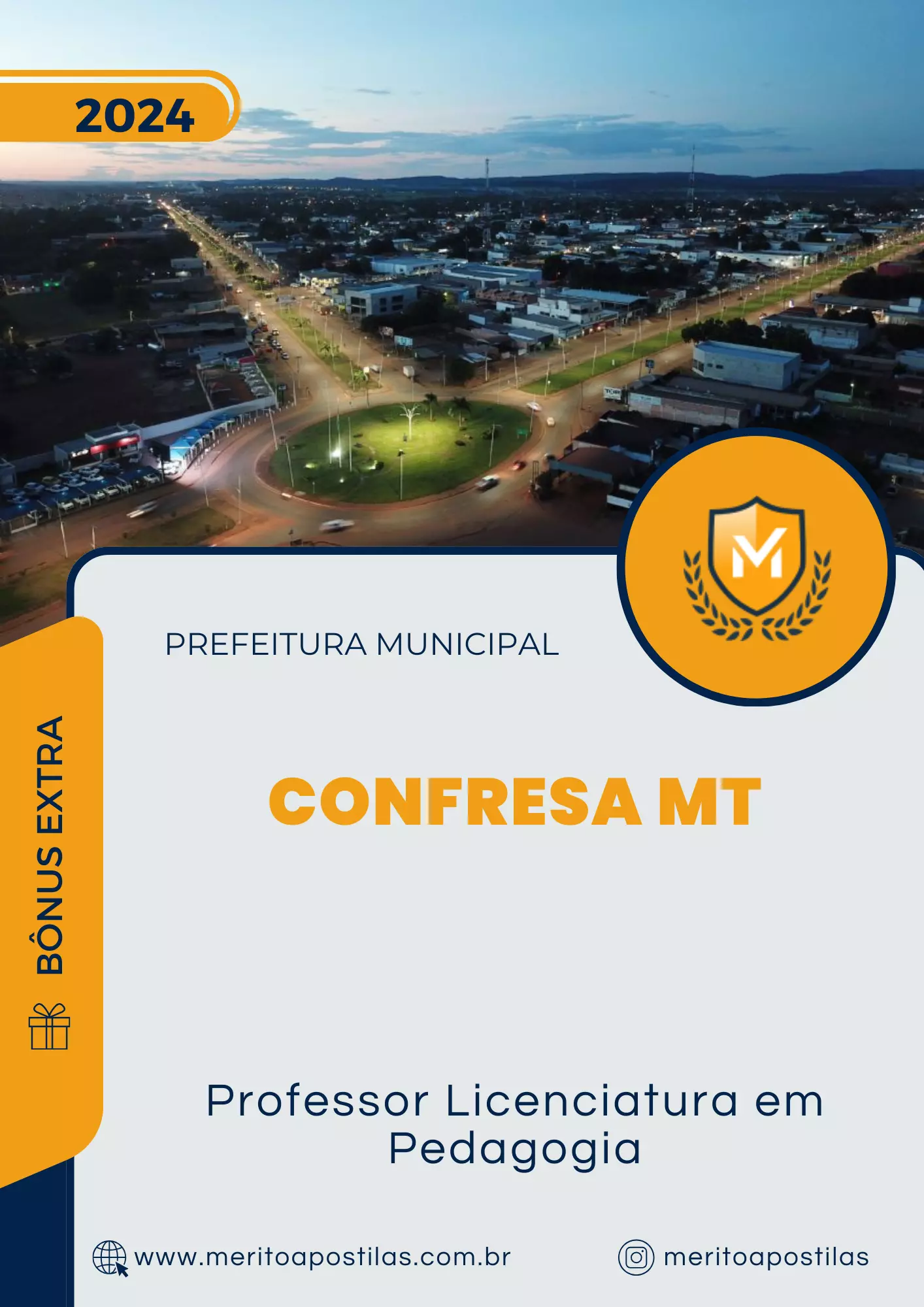Apostila Professor Licenciatura em Pedagogia Prefeitura de Confresa MT 2024