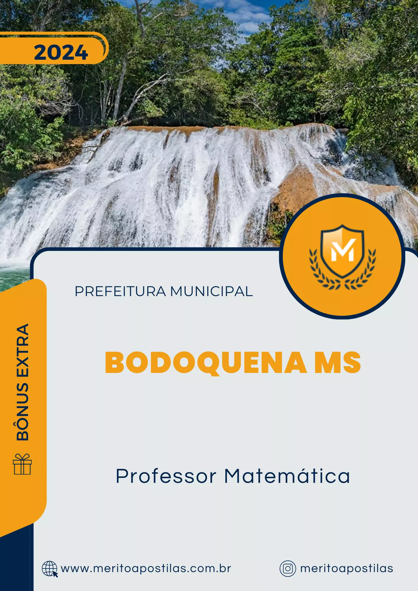 Apostila Professor Matemática Prefeitura de Bodoquena MS 2024