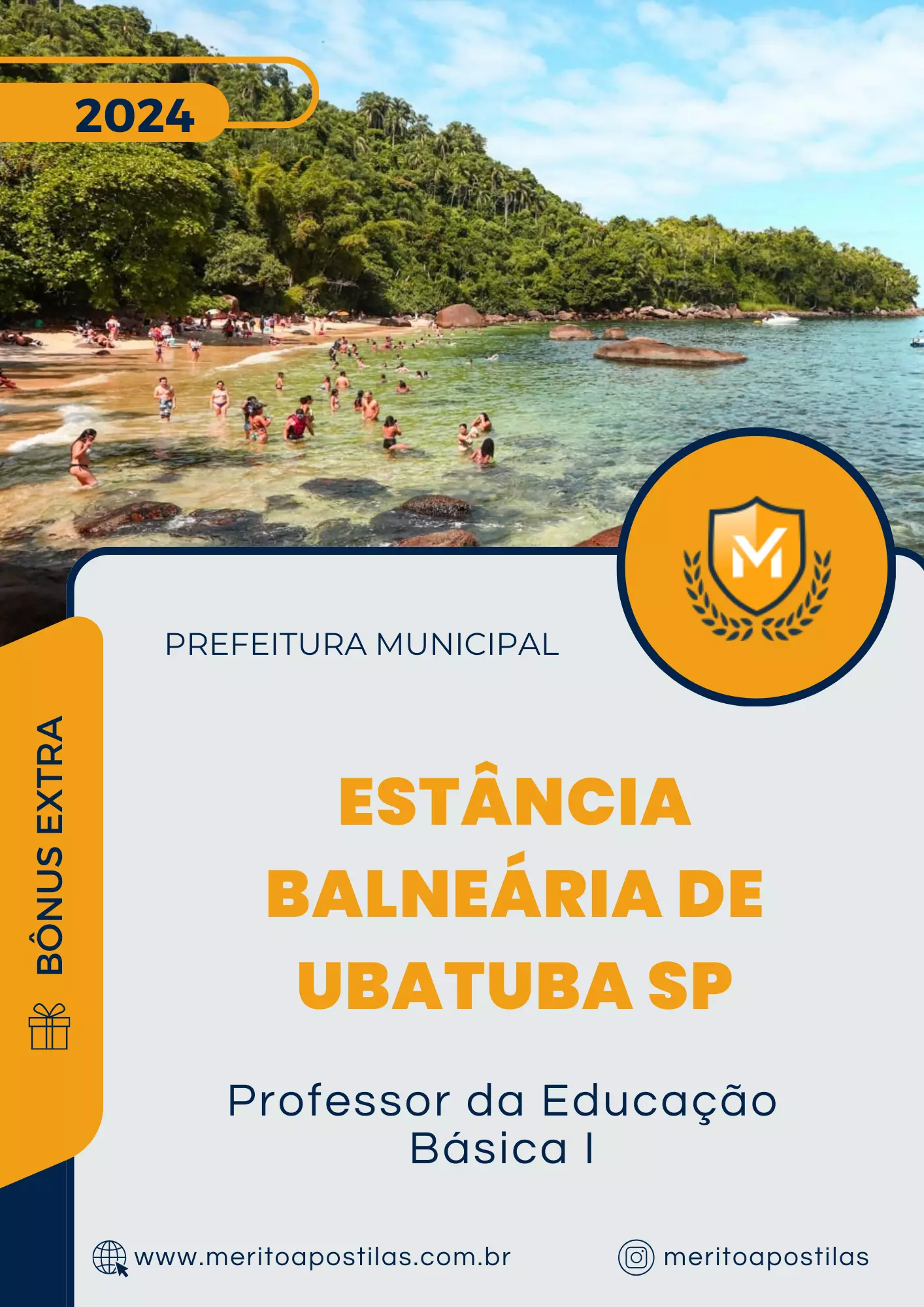 Apostila Professor da Educação Básica I Prefeitura Estância Balneária de Ubatuba SP 2024