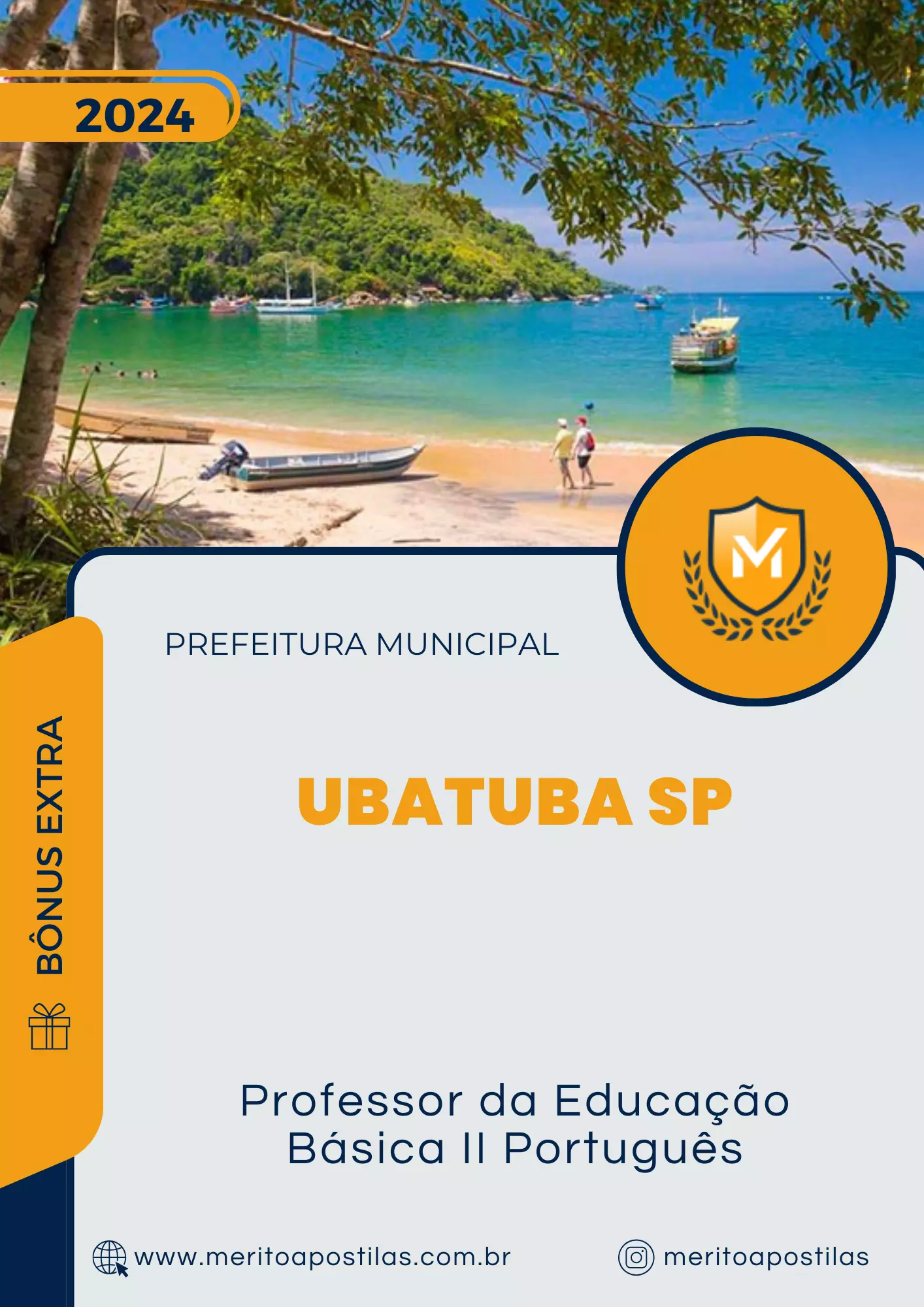 Apostila Professor da Educação Básica II Português Prefeitura de Ubatuba SP 2024