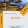 Apostila Professor de Ensino Fundamental Prefeitura de Irati SC 2024