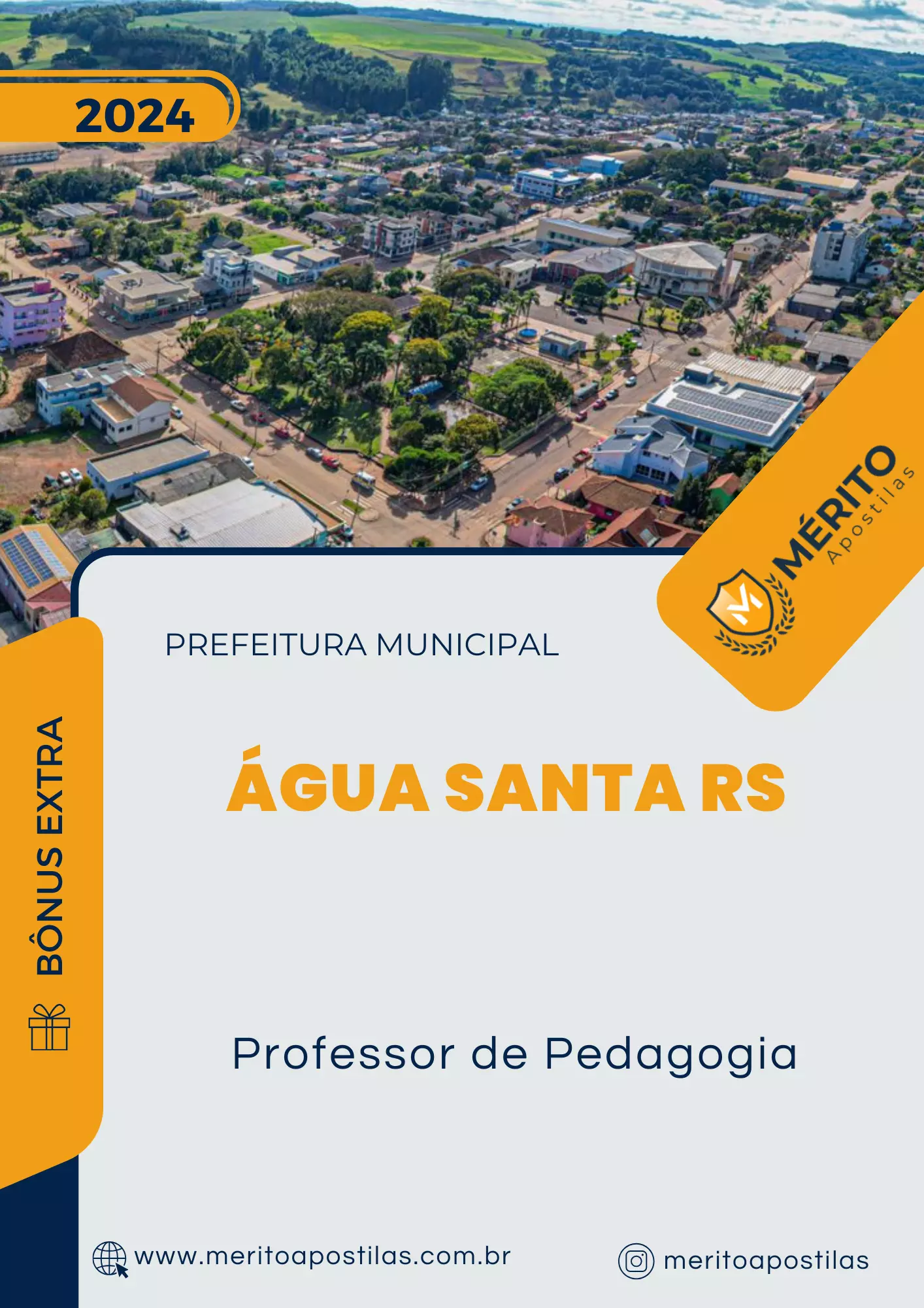 Apostila Professor de Pedagogia Prefeitura de Água Santa RS 2024