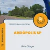 Apostila Psicólogo Prefeitura de Areiópolis SP 2024