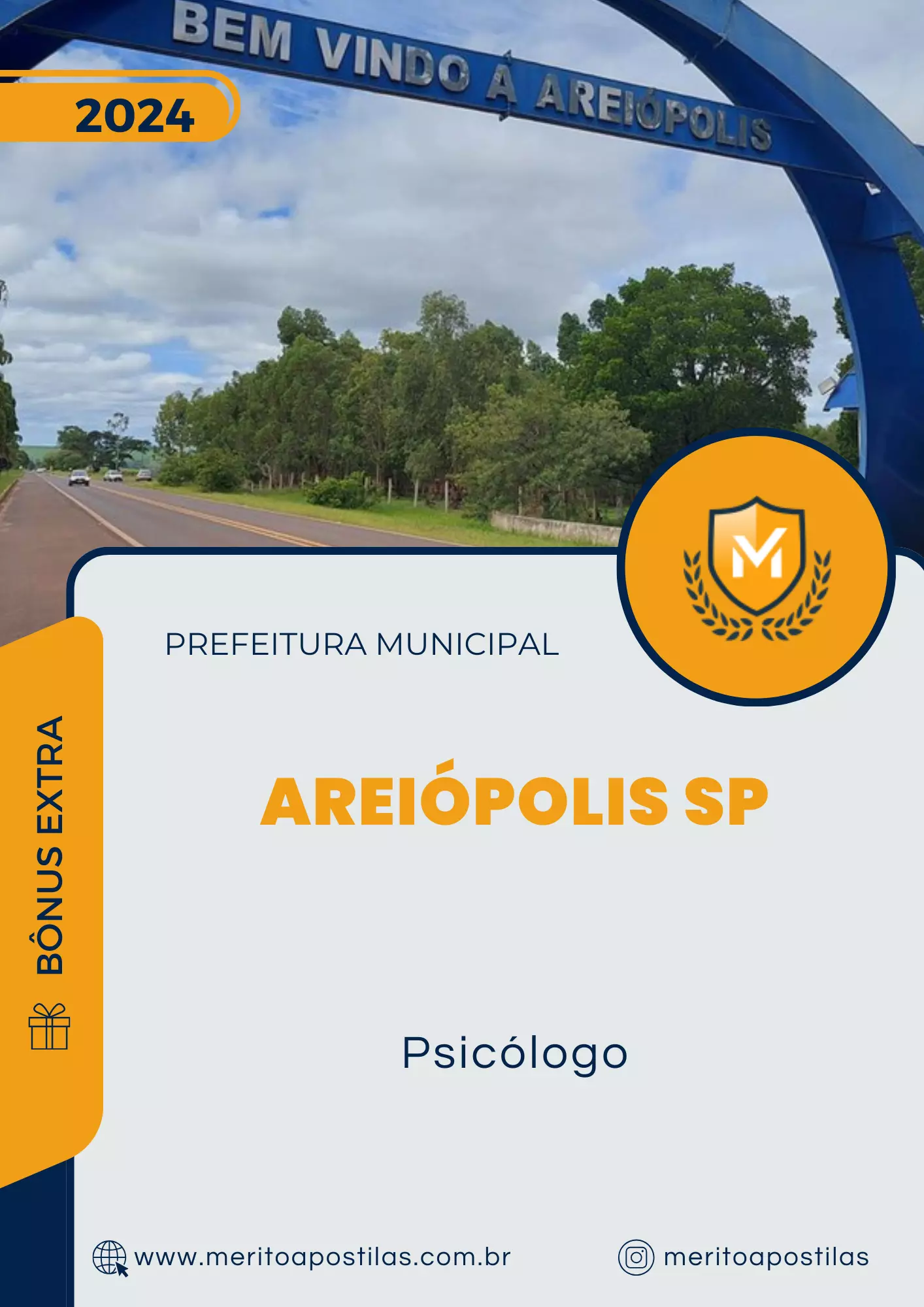 Apostila Psicólogo Prefeitura de Areiópolis SP 2024