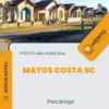 Apostila Psicólogo Prefeitura de Matos Costa SC 2024