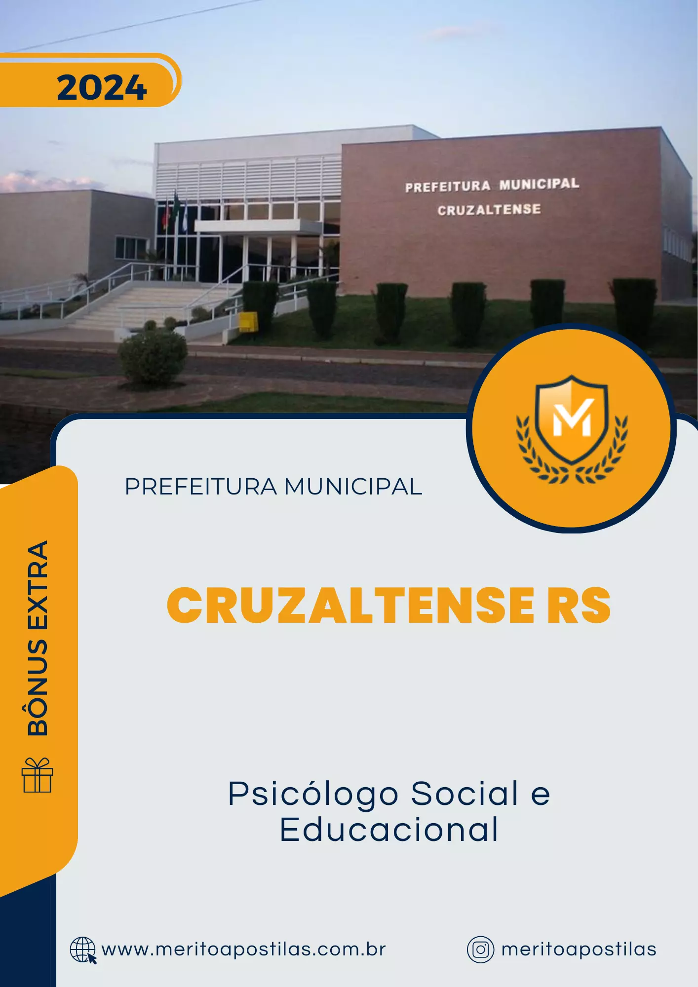 Apostila Psicólogo Social e Educacional Prefeitura de Cruzaltense RS 2024