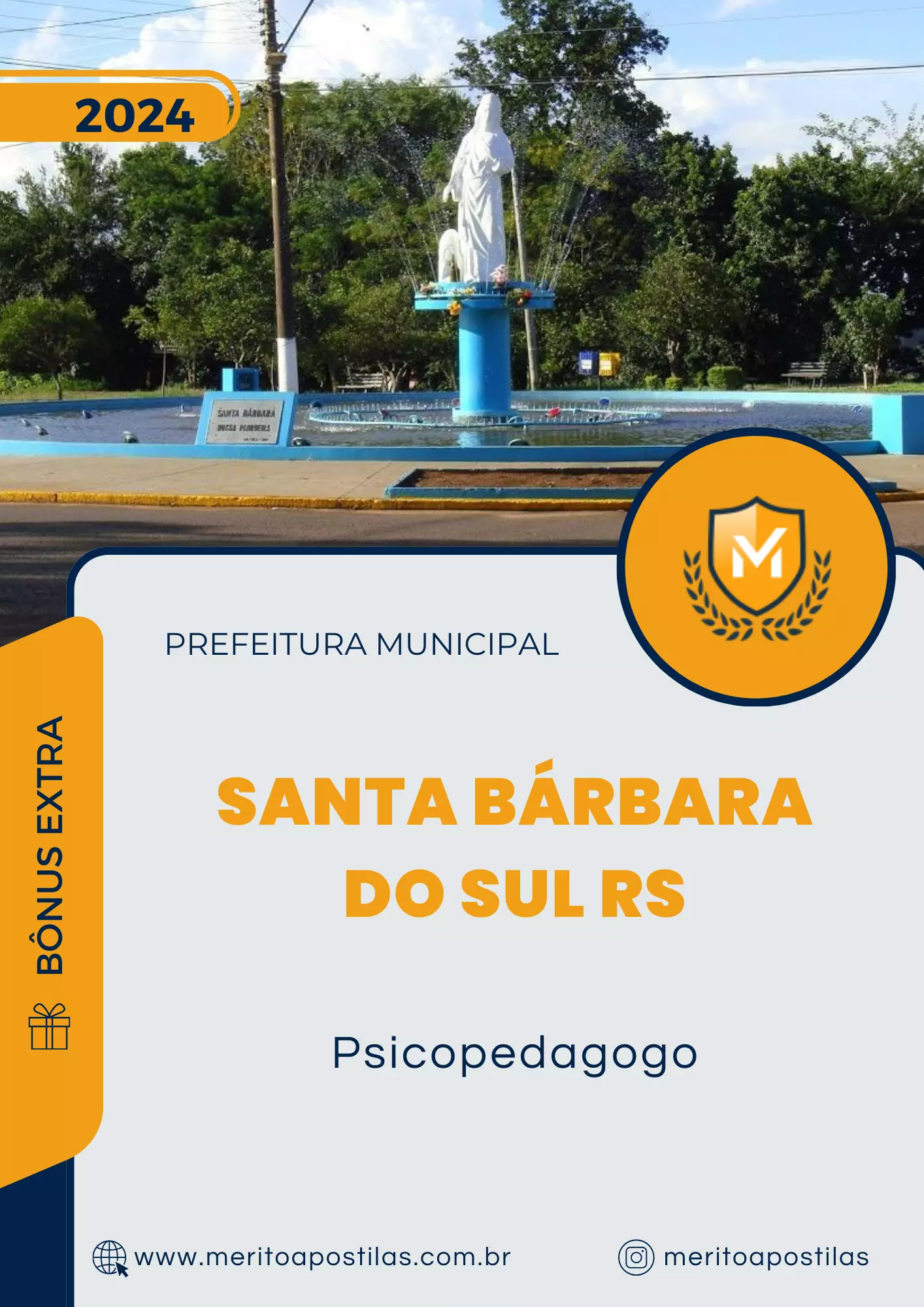 Apostila Psicopedagogo Prefeitura de Santa Bárbara do Sul RS 2024