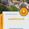 Apostila Secretária Escolar Prefeitura de Janiópolis PR 2024