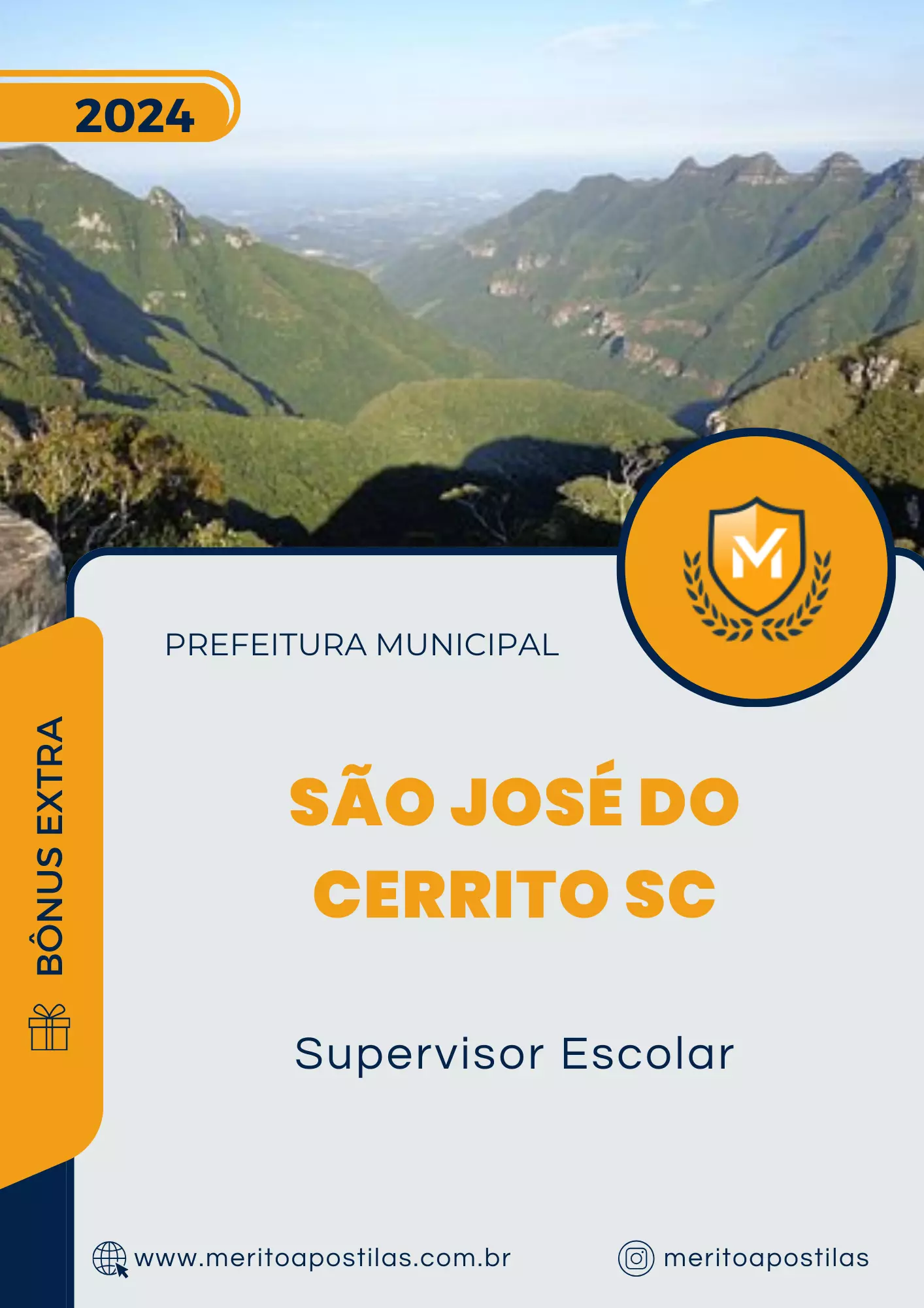 Apostila Supervisor Escolar Prefeitura de São José do Cerrito SC 2024