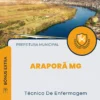 Apostila Técnico De Enfermagem Prefeitura de Araporã MG 2024