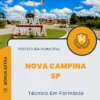 Apostila Técnico Em Farmácia Prefeitura de Nova Campina SP 2024