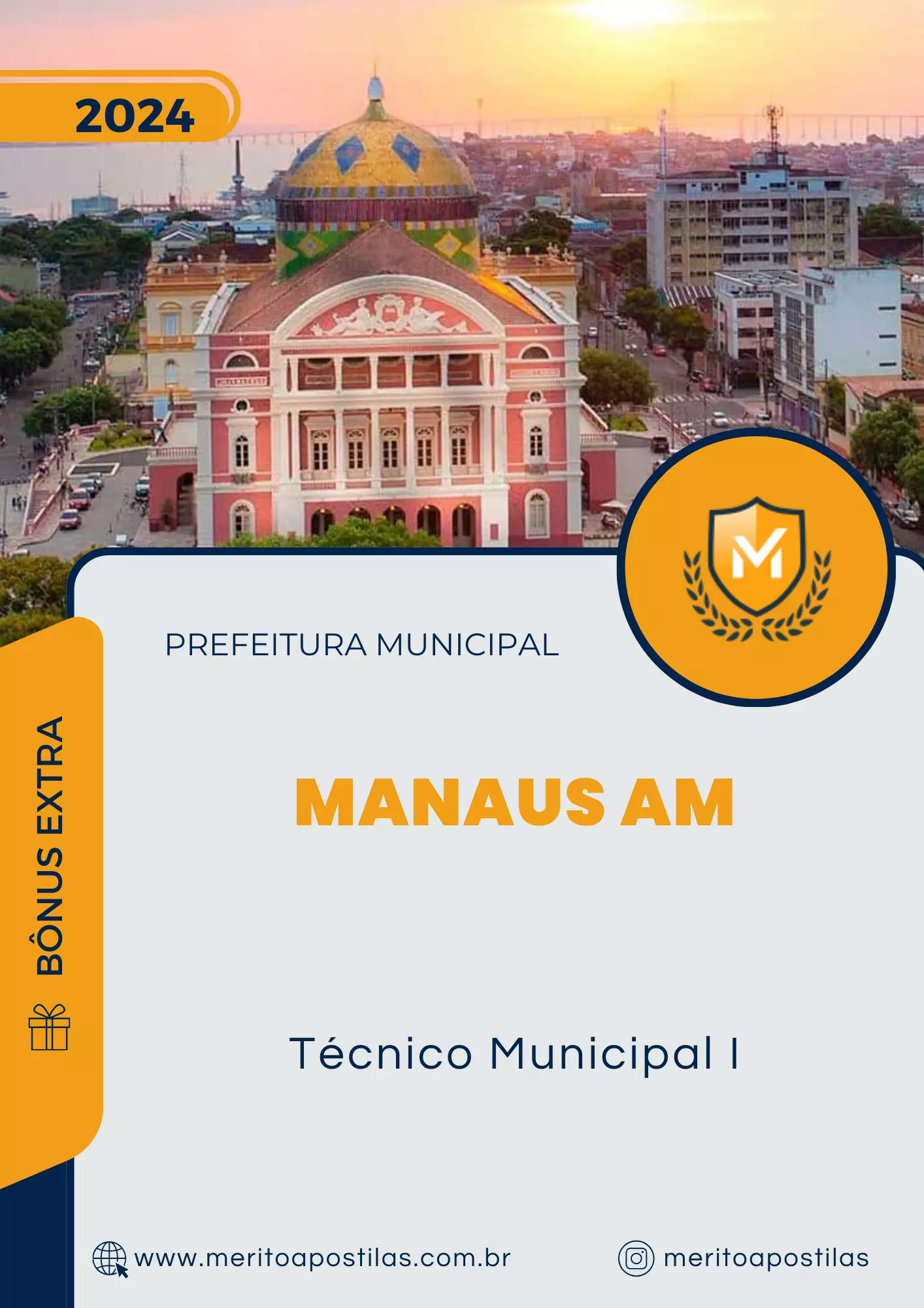 Apostila Técnico Municipal I Prefeitura de Manaus AM 2024