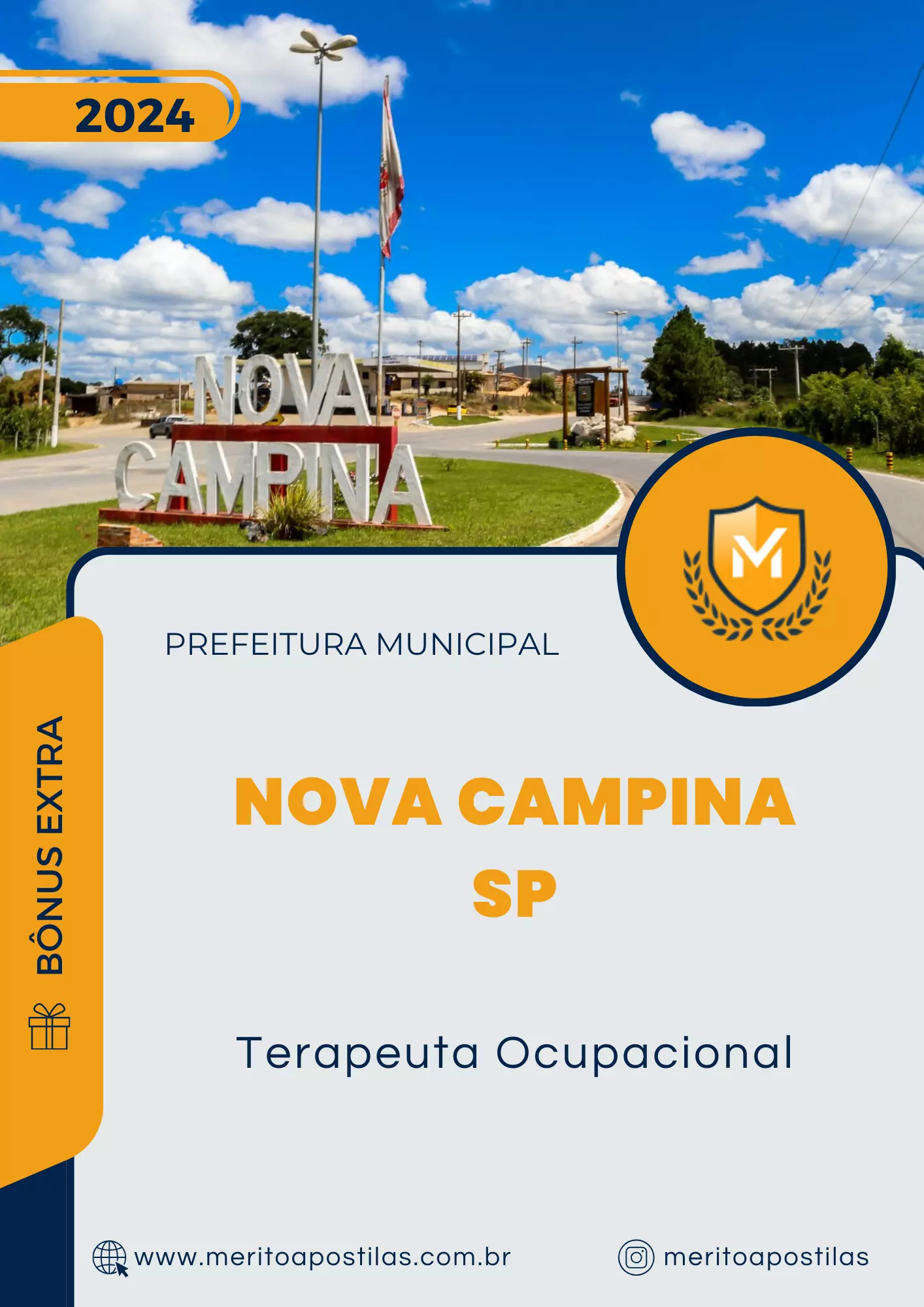 Apostila Terapeuta Ocupacional Prefeitura de Nova Campina SP 2024