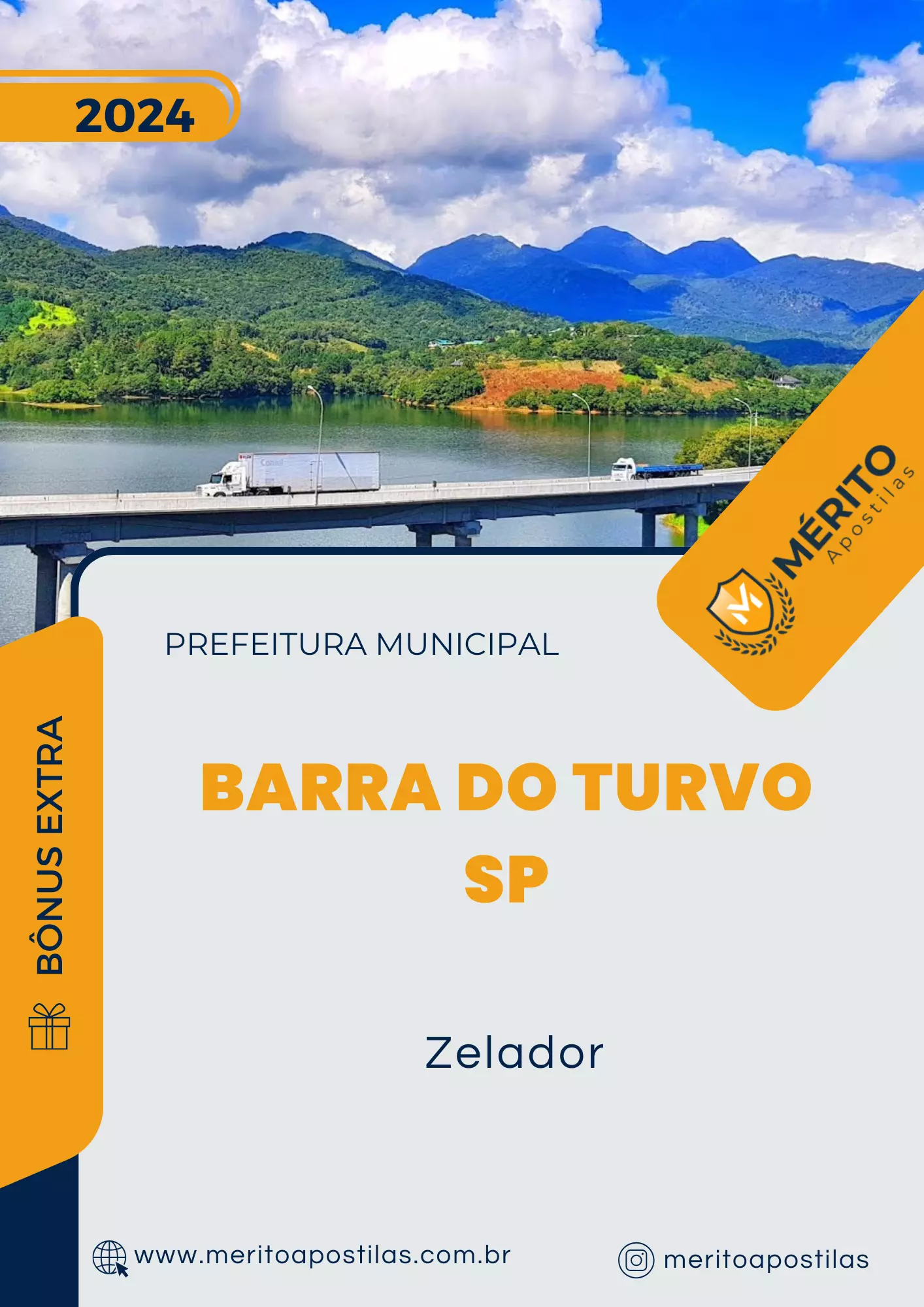 Apostila Zelador Prefeitura Barra do Turvo SP 2024