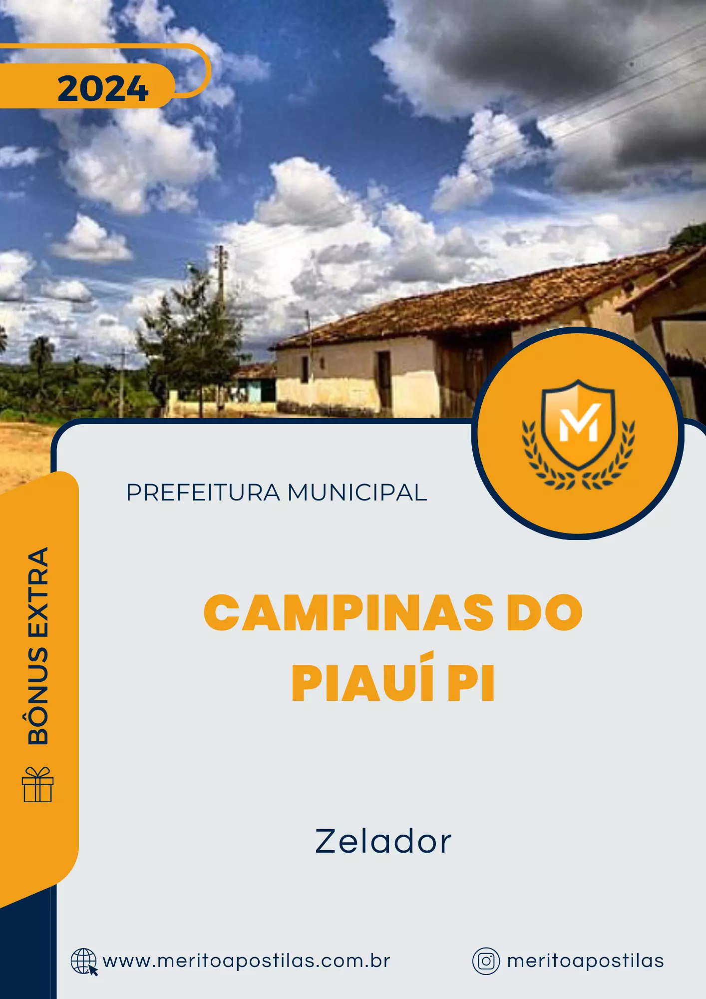 Apostila Zelador Prefeitura de Campinas do Piauí PI 2024