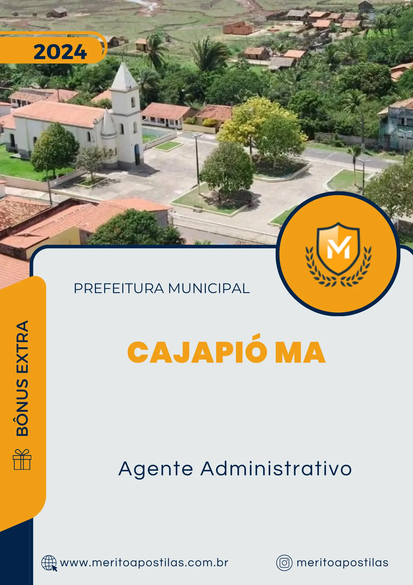 Apostila Agente Administrativo Prefeitura de Cajapió MA 2024