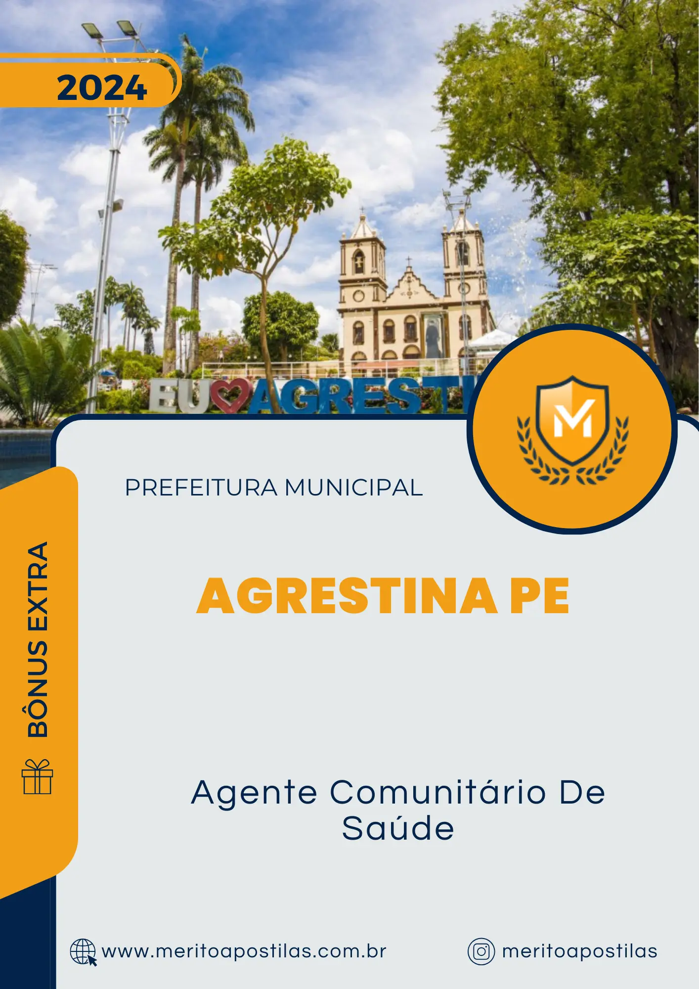 Apostila Agente Comunitário De Saúde Prefeitura de Agrestina PE 2024