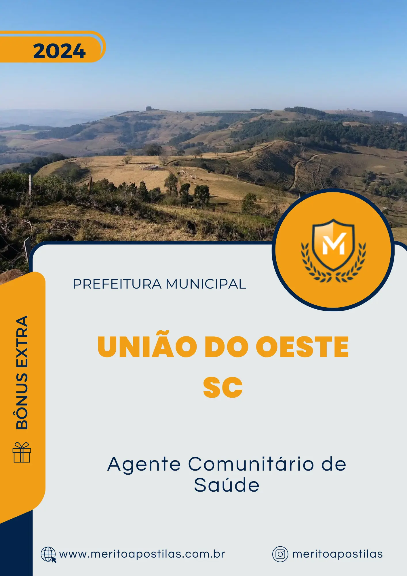 Apostila Agente Comunitário de Saúde Prefeitura União do Oeste SC 2024