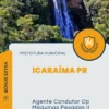 Apostila Agente Condutor Op Máquinas Pesadas II Prefeitura de Capelinha MG 2024