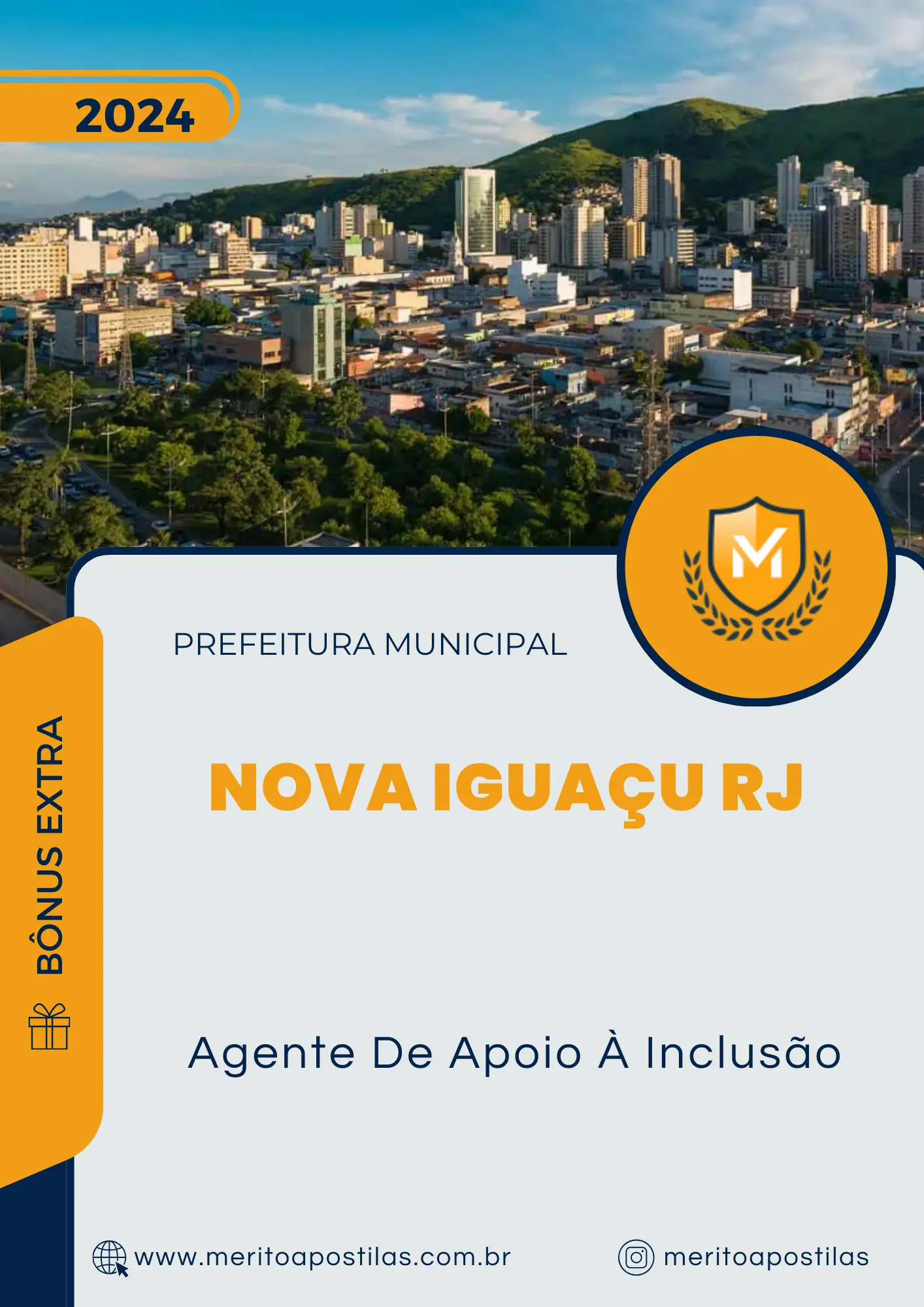 Apostila Agente De Apoio À Inclusão Prefeitura de Nova Iguaçu RJ 2024