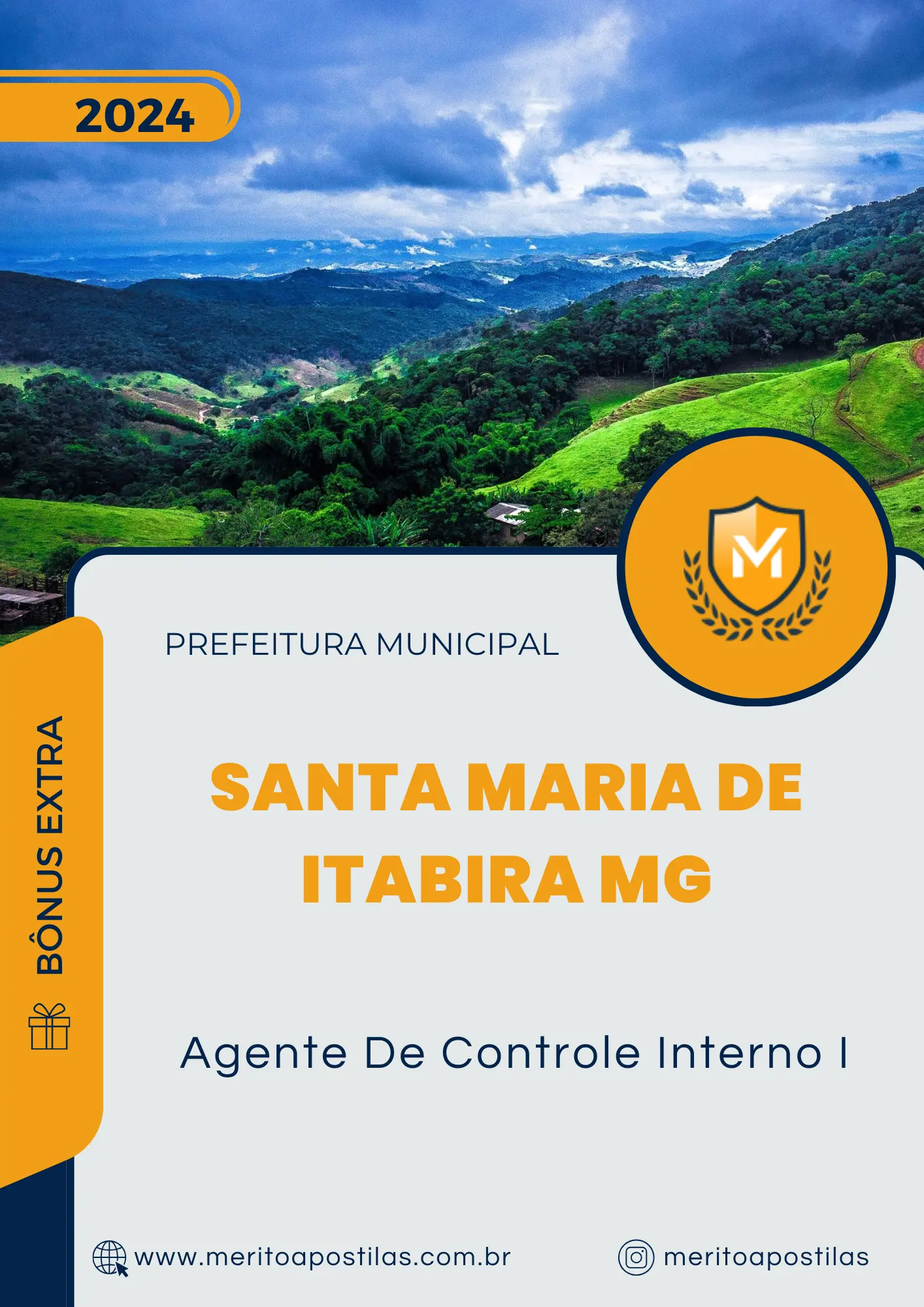 Apostila Agente De Controle Interno I Prefeitura de Santa Maria de Itabira MG 2024