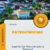 Apostila Agente De Manutenção E Reparos Câmara Patrocínio MG 2024