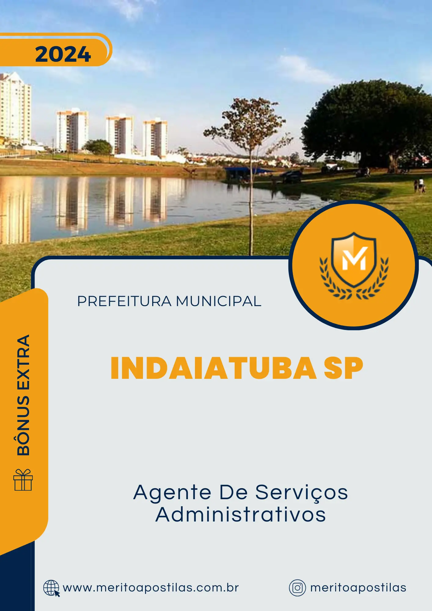 Apostila Assistente De Serviços Administrativos Prefeitura de Indaiatuba SP 2024