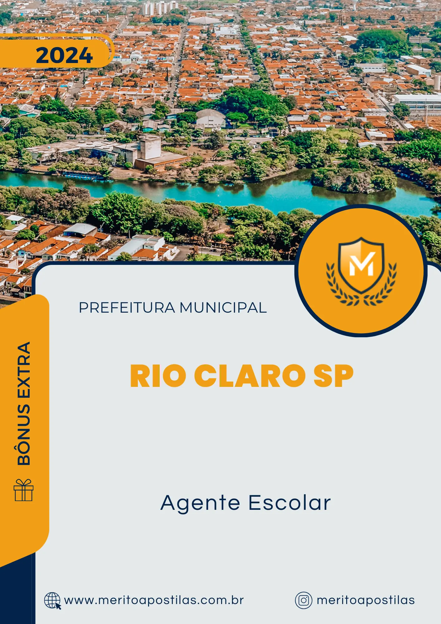 Apostila Agente Escolar Prefeitura de Rio Claro SP 2024