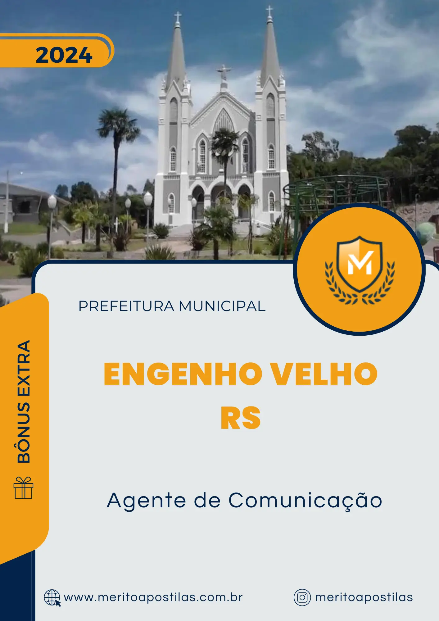 Apostila Agente de Comunicação Prefeitura de Engenho Velho RS 2024