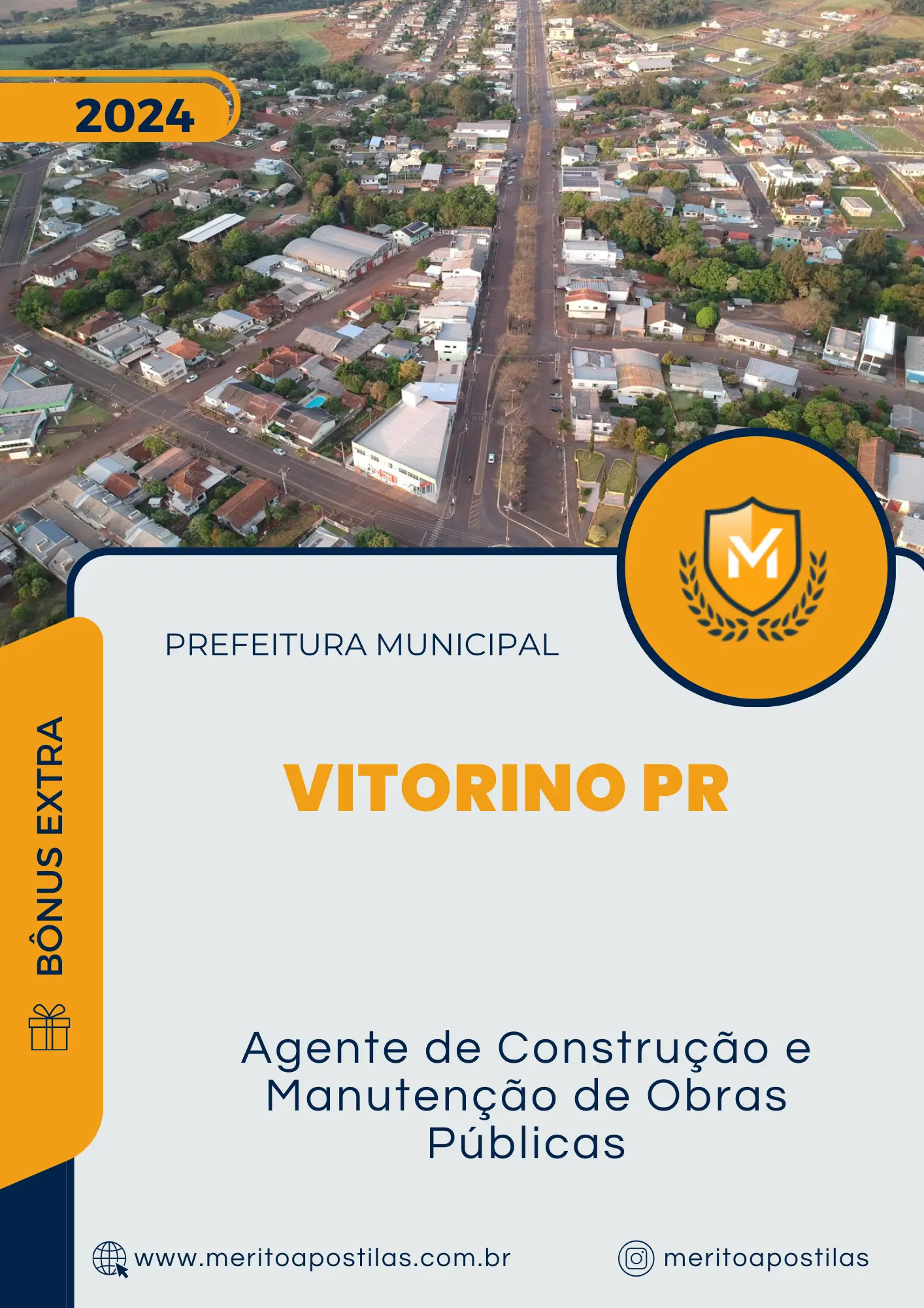 Apostila Agente de Construção e Manutenção de Obras Públicas Prefeitura de Vitorino PR 2024