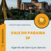 Apostila Agente de Serviços Gerais Prefeitura Vale do Paraiba SP 2024