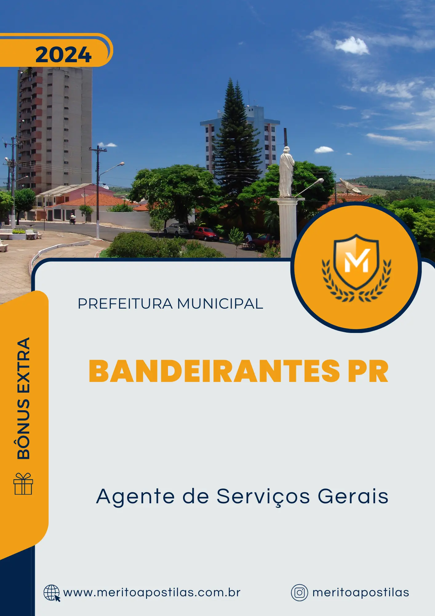 Apostila Agente de Serviços Gerais Prefeitura de Bandeirantes PR 2024