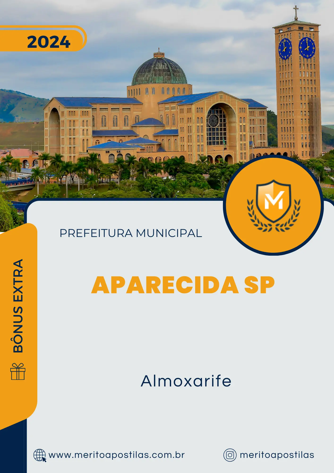 Apostila Almoxarife Prefeitura de Aparecida SP 2024