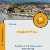 Apostila Analista de Recursos Humanos Câmara de Paraty RJ 2024