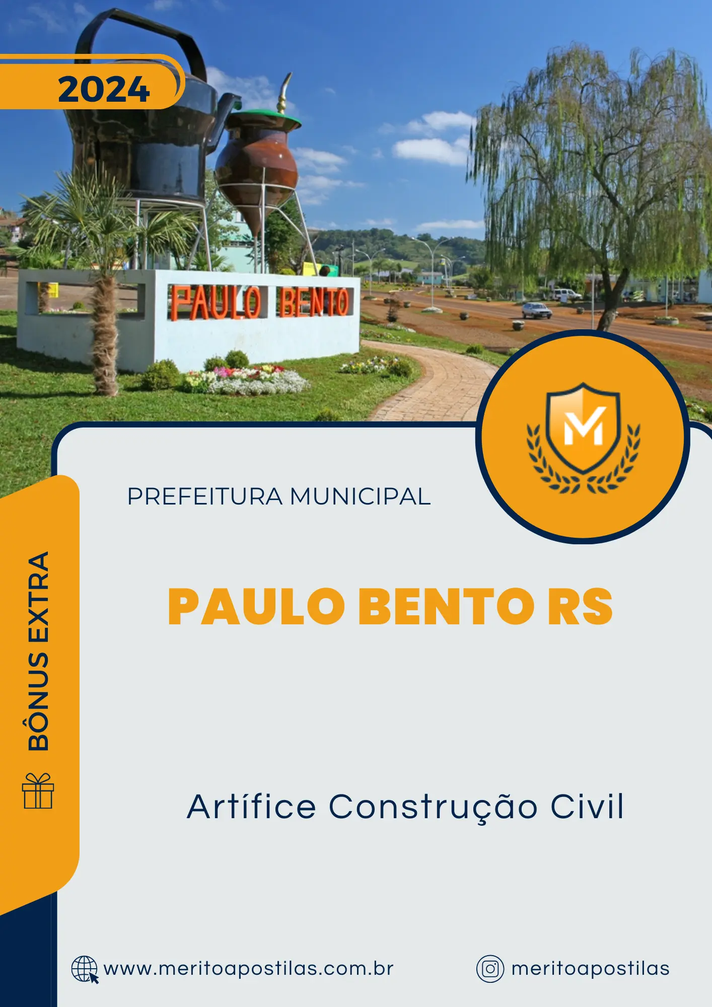 Apostila Artífice Construção Civil Prefeitura de Paulo Bento RS 2024
