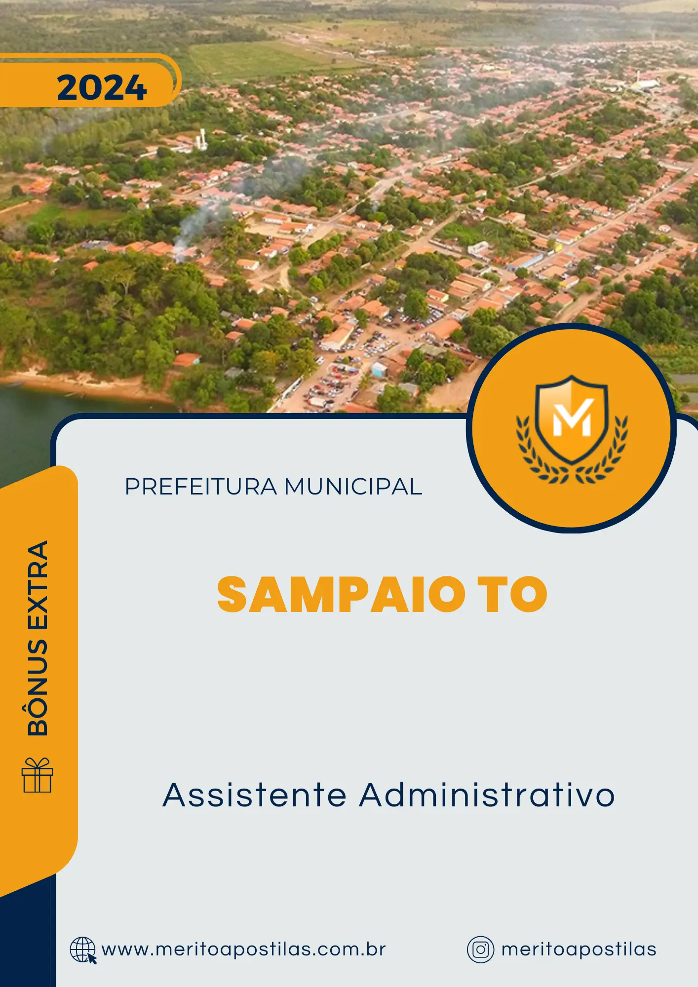 Apostila Assistente Administrativo Prefeitura de Sampaio TO 2024