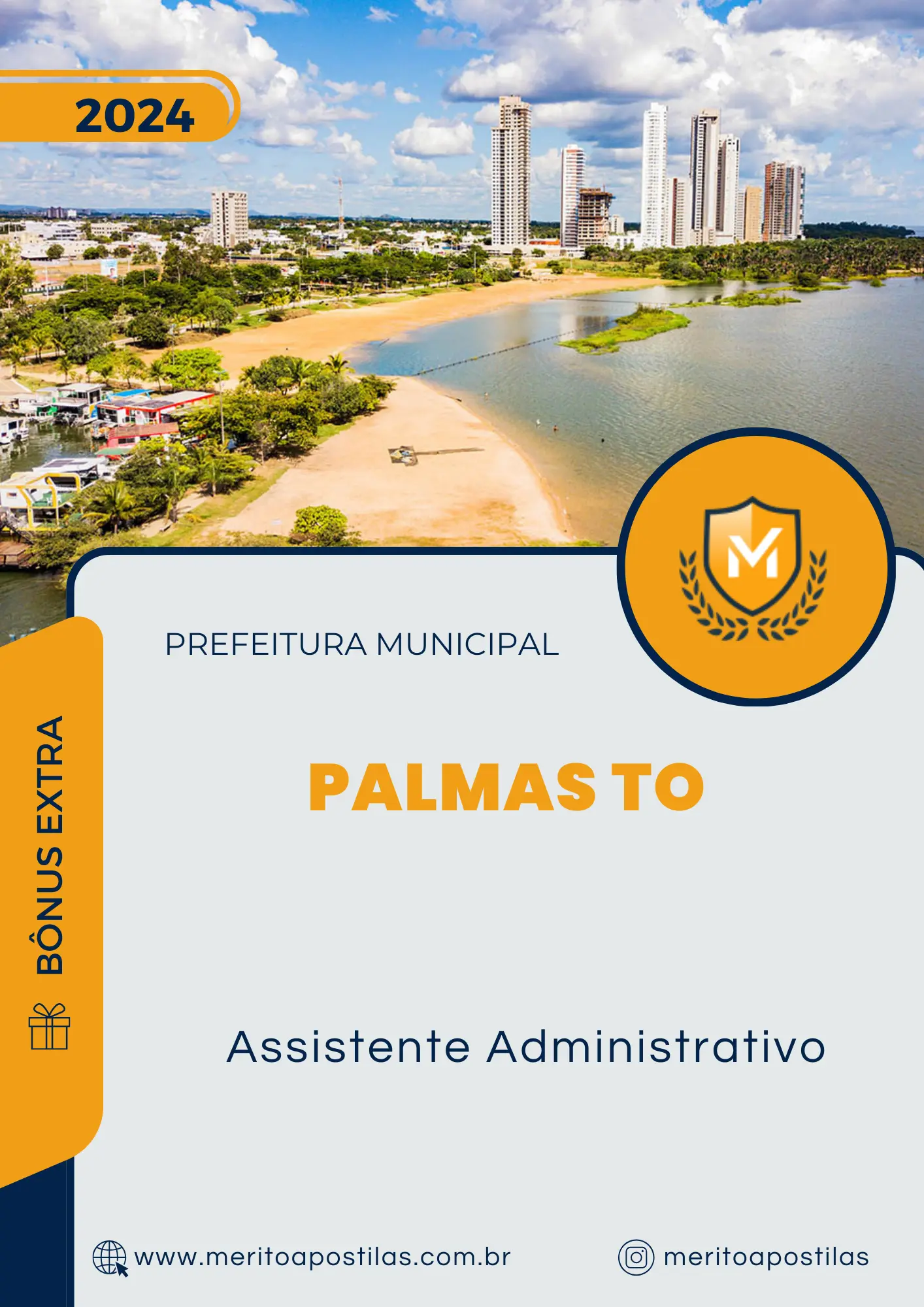 Apostila Assistente Administrativo Prefeitura de Palmas TO 2024