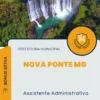 Apostila Assistente Administrativo Prefeitura de Nova Ponte MG 2024