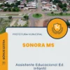 Apostila Assistente Educacional Ed. Infantil Prefeitura de Sonora MS 2024