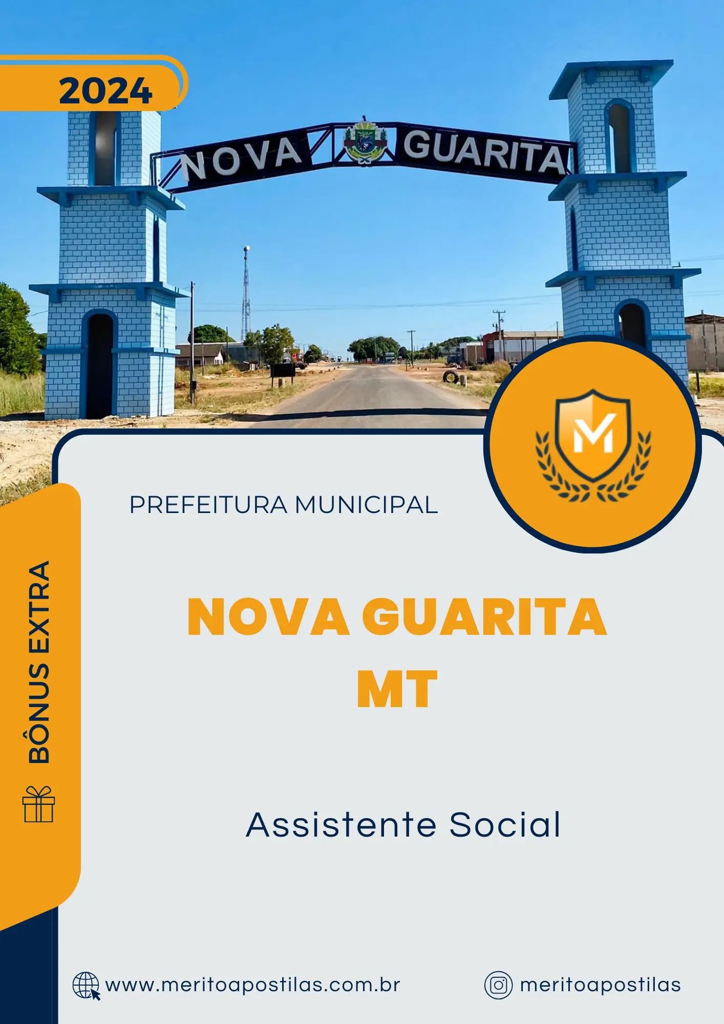 Apostila Assistente Social Prefeitura de Nova Guarita MT 2024