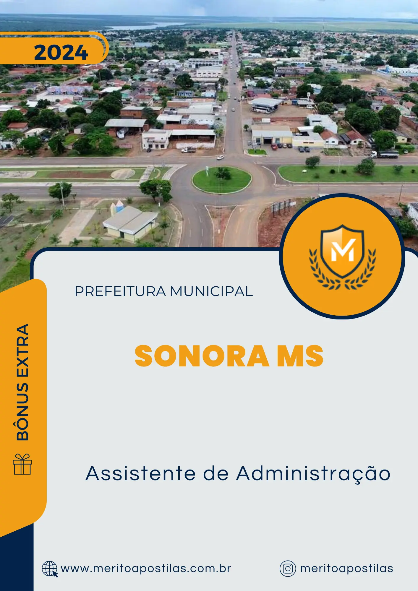 Apostila Assistente de Administração Prefeitura de Sonora MS 2024