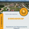 Apostila Assistente de Departamento Pessoal Prefeitura de Coroados SP 2024