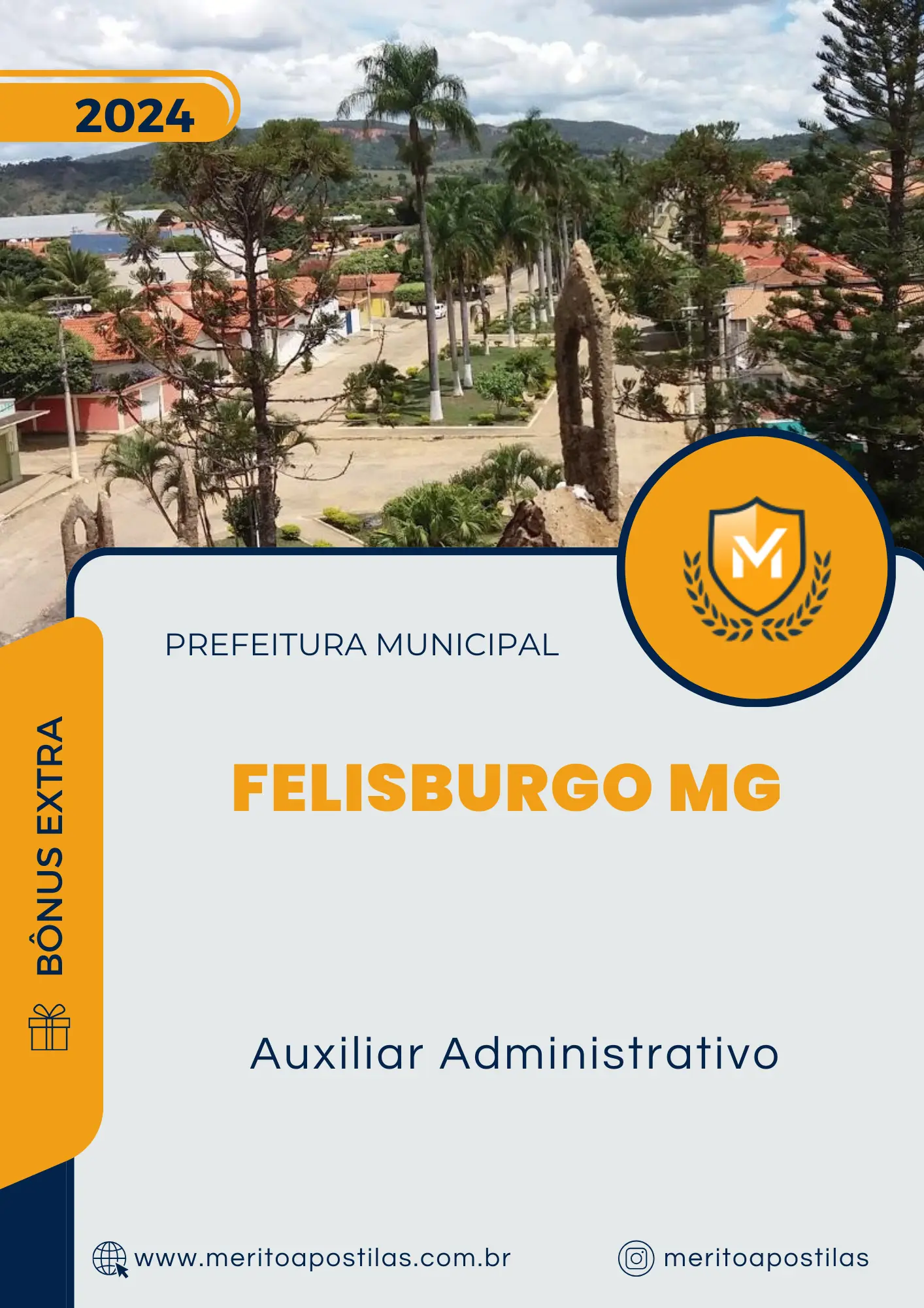 Apostila Auxiliar Administrativo Prefeitura Felisburgo MG 2024